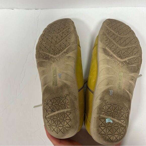Cobb Hill mustard yellow leather sneaker    Size 10 - Picture 7 of 10
